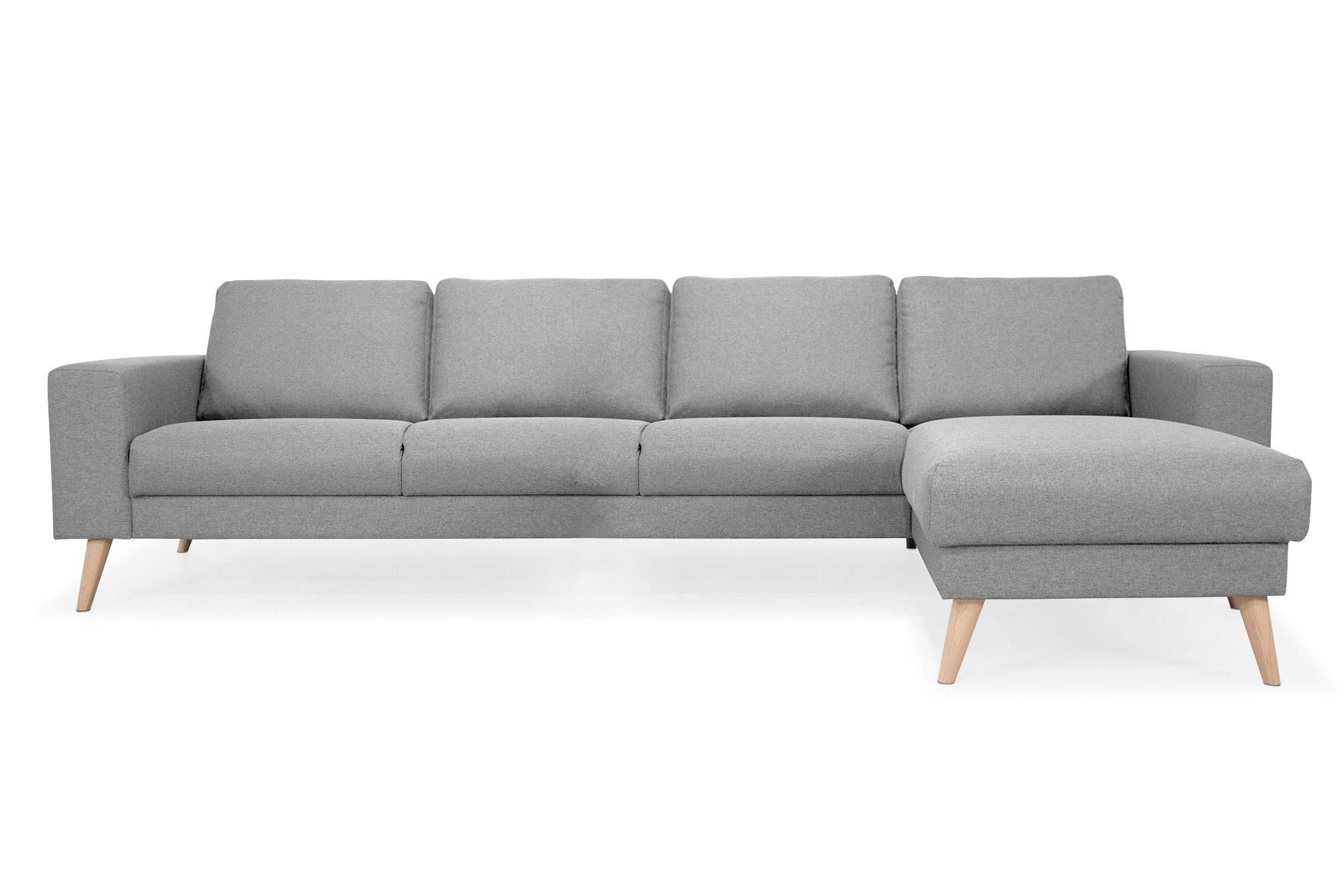 Køb New York Sofa Med Chaiselong, Grå (Vendbar)