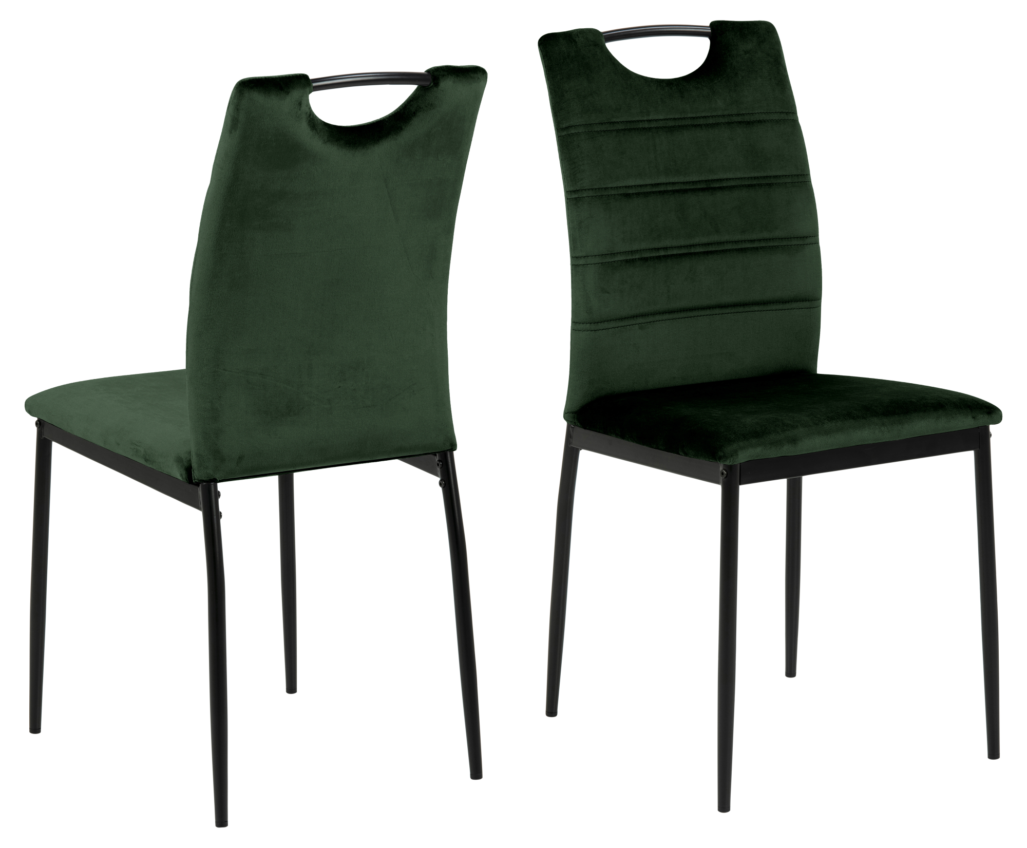 Køb Tiana Spisebordsstol, Grøn Velour