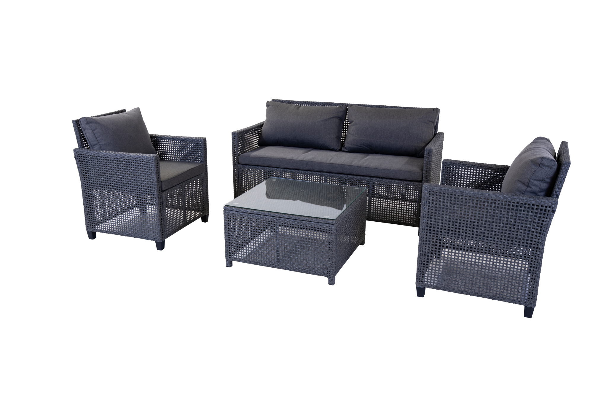 Køb Praia Mix 3 – 2 Pers Sofa, 2 Loungestole Inkl Sofabord